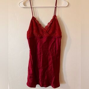 Lily Red Lace Chemise